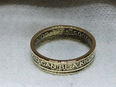CHUCK e CHEESE- 2005 – Size 12 Token Coin Ring