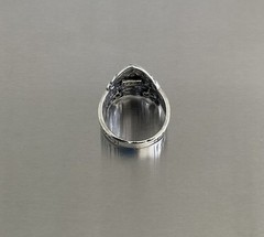 Unisex Artisan Crafted 925 Sterling Silver Barong/Creature Ring Detailed Size 7