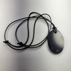 Shungite World Shungite Pendant Oval Cut