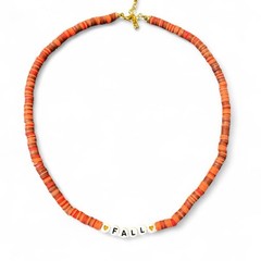 Fall Necklace orange/Brown