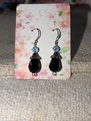 Woman’s Hand Crafted Earrings By Earth Dreams Sterling Silver 1 3/4 Inch