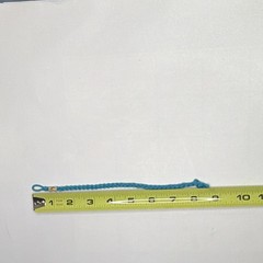 Hollister Blue Braided Fabric Bracelet Adjustable Tie Unisex Adults long: 8”