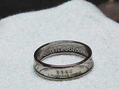 VIRGINIA – Size 9 State Quarter Coin Ring