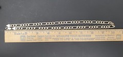 20 inch Milor 925 silver chain with a Mexican 925 Silver mandilion 1 3/4 inch