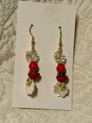 Woman’s Hand Crafted Earrings By Earth Dreams Sterling Silver 1.5 Inch
