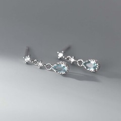 Dainty Water Drop Earrings For Women TearDrop Dangle Drop Earrings Fine Jewelry