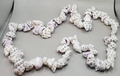 Handcrafted Prickly Drupe & Puka Shell 30″ Heavy Necklace/Lei