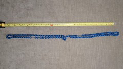 Lot of 4 Blue Lapis Lazuli beaded necklace 20 inches and 1 36 inches India