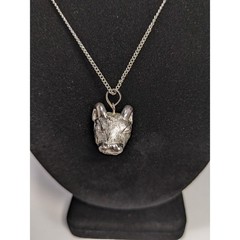 925 Sterling Silver Ram’s Head Harmony Ball Necklace