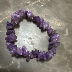 Amethyst Chunk Bracelet