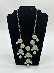 Hawaii Sea Glass Boho Stack Hippie North Shore Turquoise Necklace-13In…34