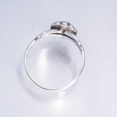 sz 5, Native American navajo Bell trading post Sterling 925 silver ring abalone