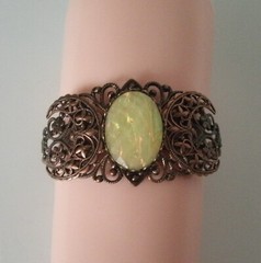 Copper Triple Moon Goddess Wiccan Pagan Wicca Witch Witchcraft Gothic Bracelet