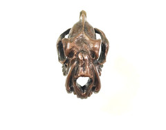 Mountain Lion Skull Pendant, Lion King Skull Necklace, Medieval Lion Amulet