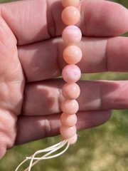 Pink Opal Beaded Bracelet Stretchable – 8 mm