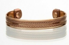 Copper Magnetic Bracelet Arthritis Pain Therapy Energy Cuff Bangle Men & Women