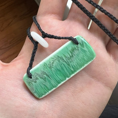 Variscite Necklace Artisan Handmade Green Gemstone Jewelry Australian Studio Art