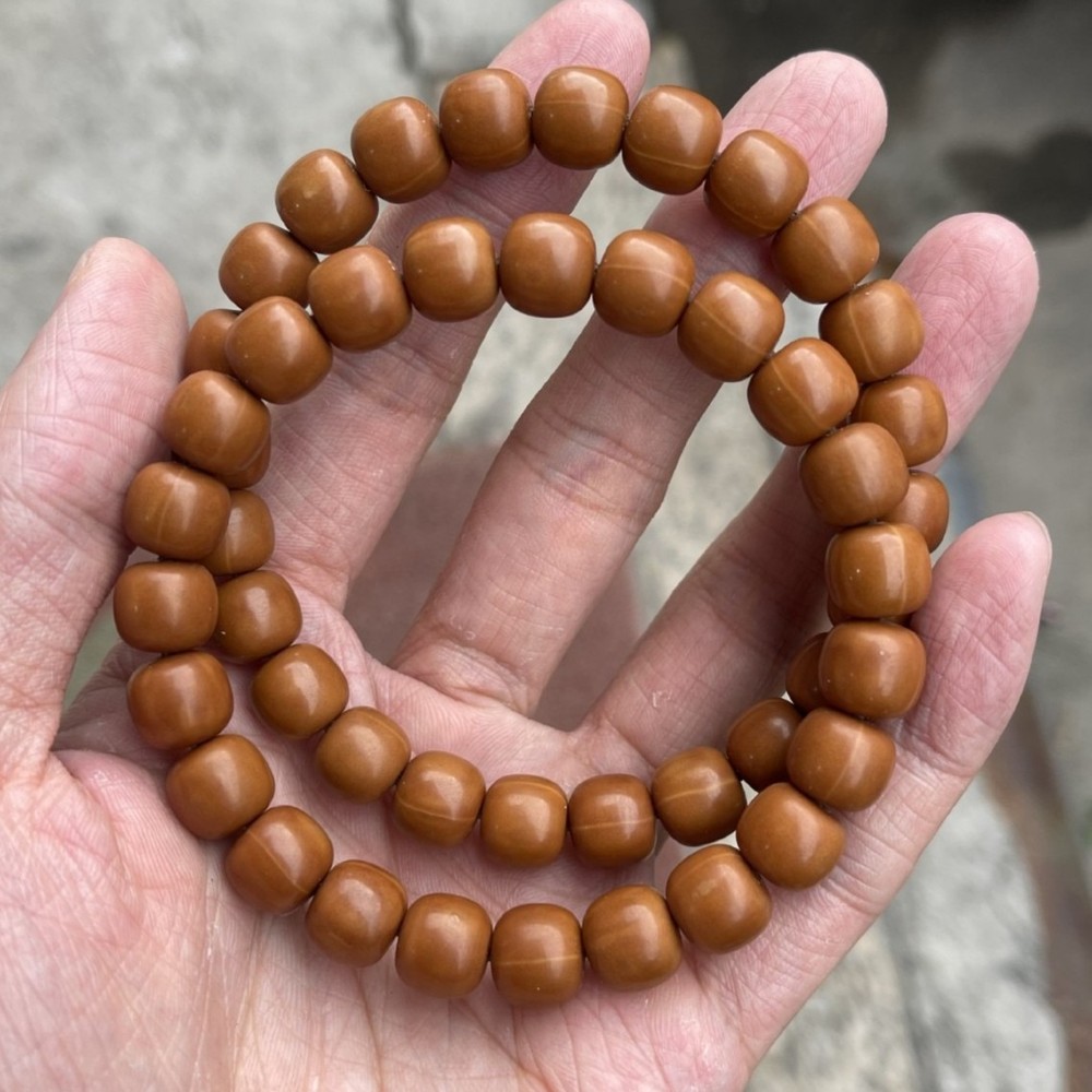 Monkey Head Wood Buddhist Prayer Beads Wooden Mala Beads Meditation Bracelet
