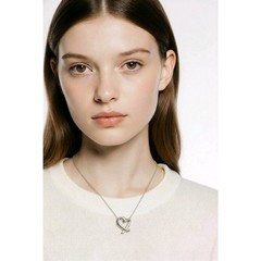 Tiffany & Co Paloma Picasso Loving Heart Pendant Necklace Sterling Silver 16″