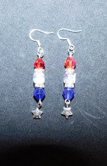 Patriotic Stars Handmade Jewelry Earrings Set by North Star Jewelry and More