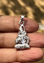 Artisan Crafted 925 Sterling Silver Lord Shivas, Shiv jis Pendant #3