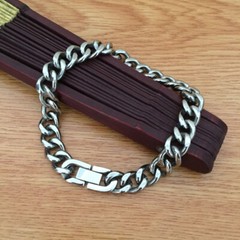 All Titanium Men/Women Bracelet Anti-Allergy Anti-Rust Chain Titanium Wristband