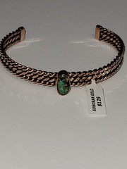 Sonoran Gold Turquoise Copper Cuff