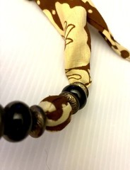 Elewana Africa Shanga Handmade Choker Beaded With Scarf New With Tag Vtg