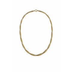 Gold-Tone 925 Sterling Silver 24 inch Two-Strand Snake Chain Necklace Italy VTG