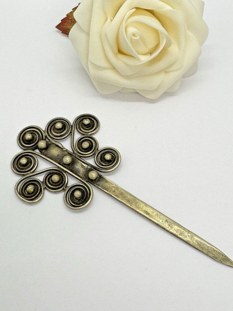 Vintage Chinese Miao Traditional Handmade Hair Pin