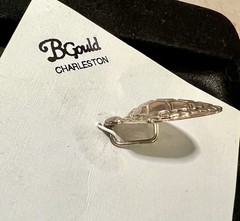 Sterling Silver Sea Turtle Loggerhead B Gould Charleston SC Pendant