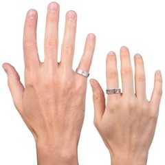 Silver Quarter Coin Ring – 1992-1998 – «Heads» – Patina Finish