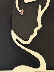 Santa Fe Style Enhanced Red Coral, Mother Of Pearl Earrings In Sterling Silver .