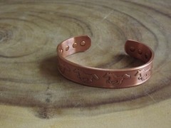 Pure Copper Magnetic Bracelet – Solid Copper Arthritis Pain Therapy Energy Cuff