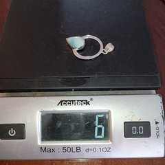 Blue Larimar Dolphin Stone Sterling Silver Pendant Circle Raindrop Teardrop