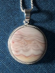 Windy Mountain Agate Jasper Pendant Necklace