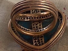 Barse Magnesite Shades Of Earth Stunning Size 7 Statement Ring