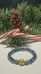 Faceted Crystal VITRAIL Beaded Bracelet Women’s 🆕