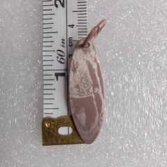 Handmade Mokume Gane Copper Pendant – Unique Woodgrain Pattern Jewelry