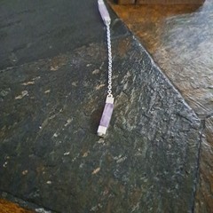 Handmade Vintage Amethyst/Silver Necklace.Unique-Change From One Necklace To Two