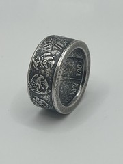 2023 Mexican Libertad Silver Coin Ring -. 999 Silver – Size 11