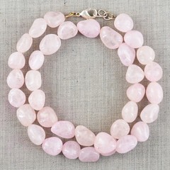 Natural Chalcedony, Aventurine, Onyx, Agate & Jasper Beads Handmade Necklace
