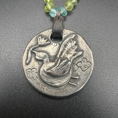 Jes MaHarry Necklace Vision Silver Peridot Aquamarine