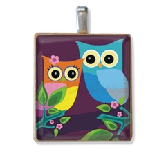 Retro, Funky OWLS Scrabble tile Pendant – BUY 2 or MORE, GET 1 FREE NECKLACE