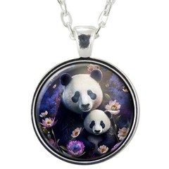 Mother And Baby Panda Necklace, Mother’s Day Jewelry, Gifts For Expecting Mom