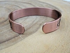 Pure Copper Magnetic Bracelet Arthritis Therapy Cuff Bangle Horse Western Cuff