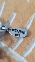 Barse 925 Sterling Smoky Quartz Turquoise Necklace | Long Boho Statement Pendant