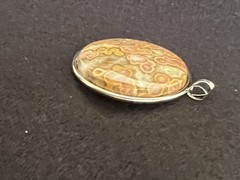 Tuber Agate Pendant 1.5 Inch