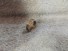 1998 Washington Quarters, Handmade Coin Ring, Size 6-1/2 clad