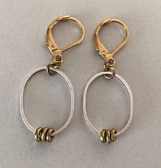 NEW OXIDIZED SILVER SUNDANCE CHARM HANDMADE EARRINGS ARTISAN JEWELRY